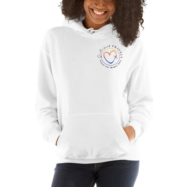 unisex heavy blend hoodie white front 64931863e69a4 | Solo Travel For Women | Sisterhood Travels Group Tours