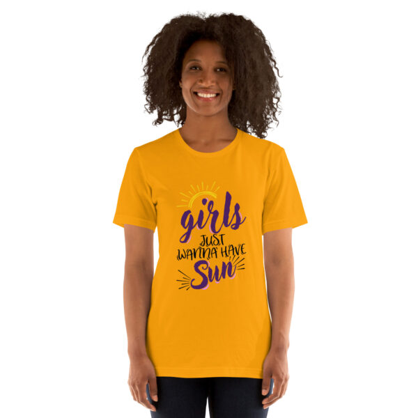 unisex staple t shirt gold front 65bfeaba0fff9 | Solo Travel For Women | Sisterhood Travels Group Tours