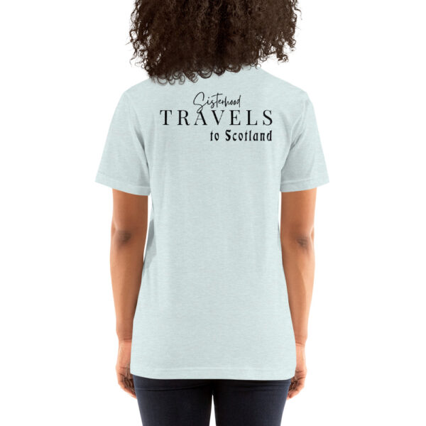 unisex staple t shirt heather prism ice blue back 649317984f3bc | Solo Travel For Women | Sisterhood Travels Group Tours