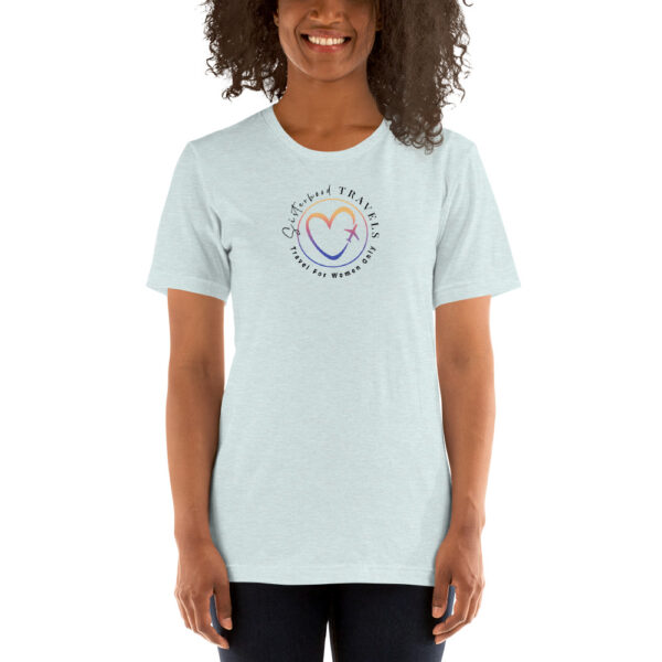 unisex staple t shirt heather prism ice blue front 6493166b6525b | Solo Travel For Women | Sisterhood Travels Group Tours