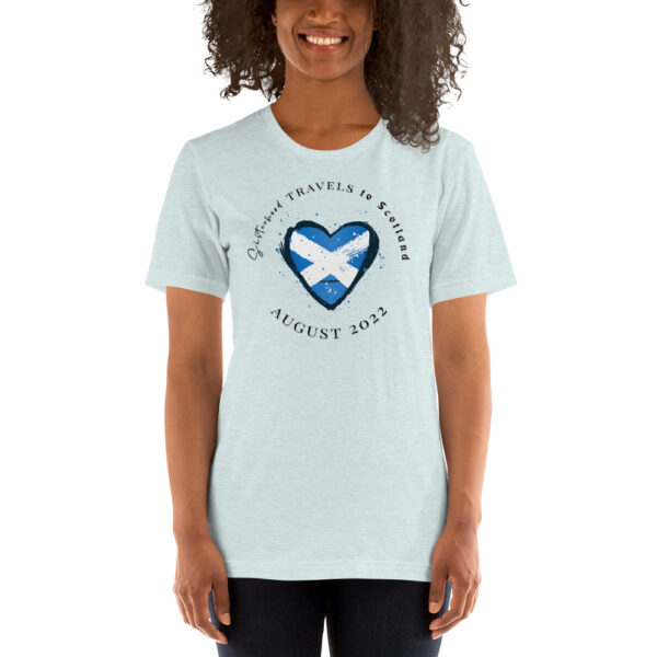unisex staple t shirt heather prism ice blue front 649317984ce31 | Solo Travel For Women | Sisterhood Travels Group Tours