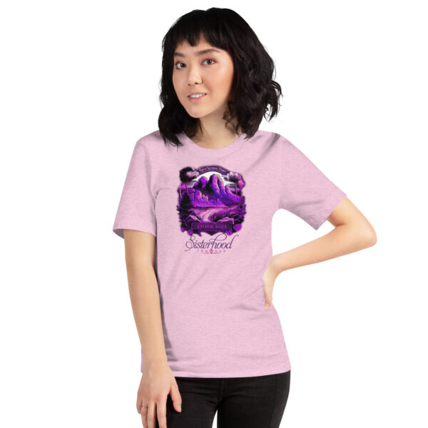 unisex staple t shirt heather prism lilac front 64930de73ee80 | Solo Travel For Women | Sisterhood Travels Group Tours