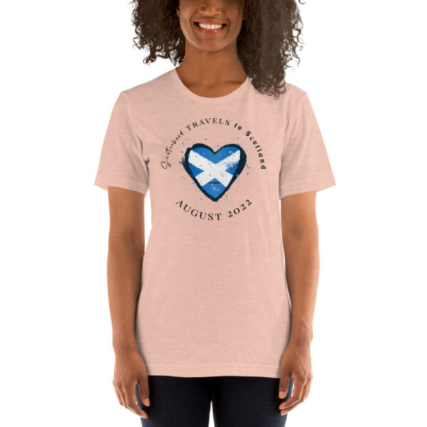unisex staple t shirt heather prism peach front 649317983da33 | Solo Travel For Women | Sisterhood Travels Group Tours