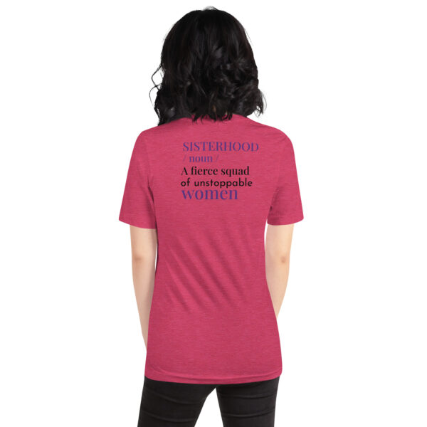 unisex staple t shirt heather raspberry back 6493149096b74 | Solo Travel For Women | Sisterhood Travels Group Tours
