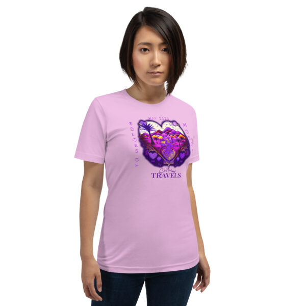 unisex staple t shirt lilac front 64930ca54c20d | Solo Travel For Women | Sisterhood Travels Group Tours