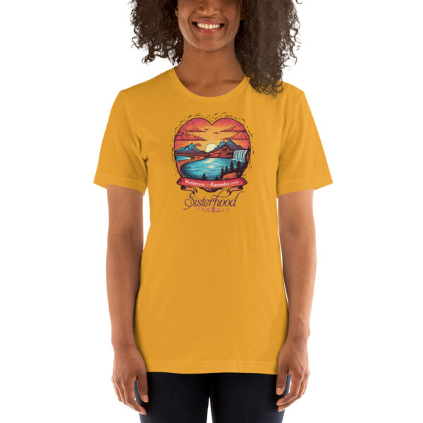 unisex staple t shirt mustard front 64b54edf7599f | Solo Travel For Women | Sisterhood Travels Group Tours