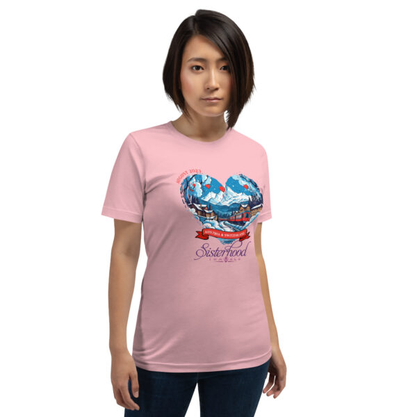 unisex staple t shirt pink front 6499c12469c17 | Solo Travel For Women | Sisterhood Travels Group Tours
