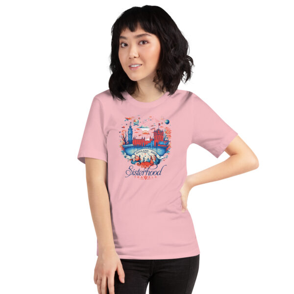 unisex staple t shirt pink front 649dc3e323eb4 | Solo Travel For Women | Sisterhood Travels Group Tours