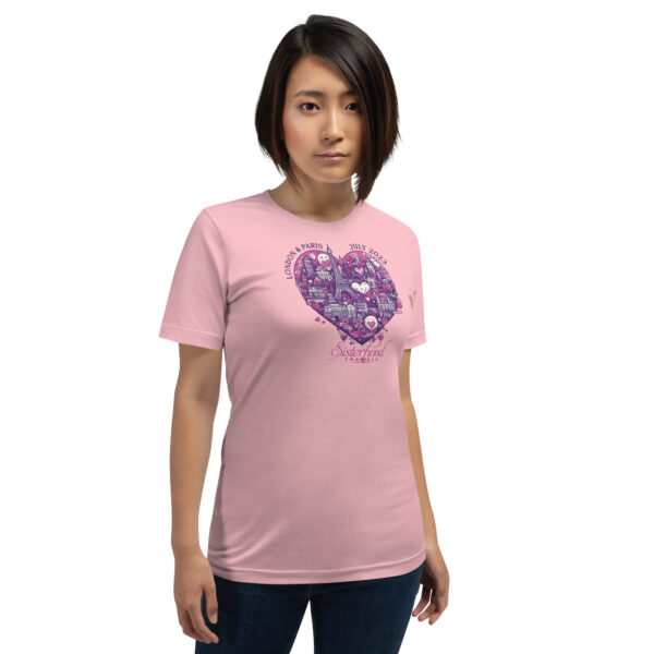 unisex staple t shirt pink front 64a856921d9ac | Solo Travel For Women | Sisterhood Travels Group Tours