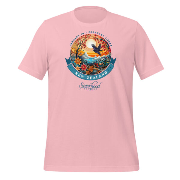 unisex staple t shirt pink front 6557cd4780f5e | Solo Travel For Women | Sisterhood Travels Group Tours