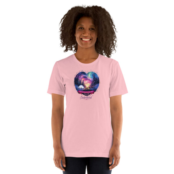 unisex staple t shirt pink front 655e2d2f8c48b | Solo Travel For Women | Sisterhood Travels Group Tours