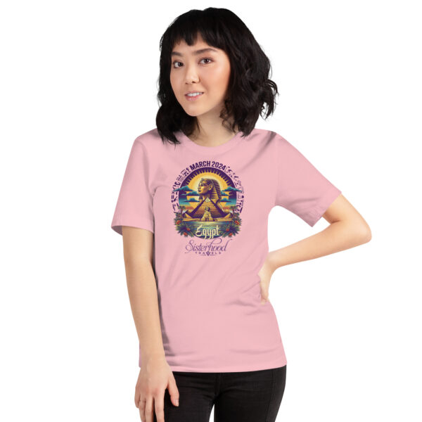unisex staple t shirt pink front 65c0233ee0b4c | Solo Travel For Women | Sisterhood Travels Group Tours