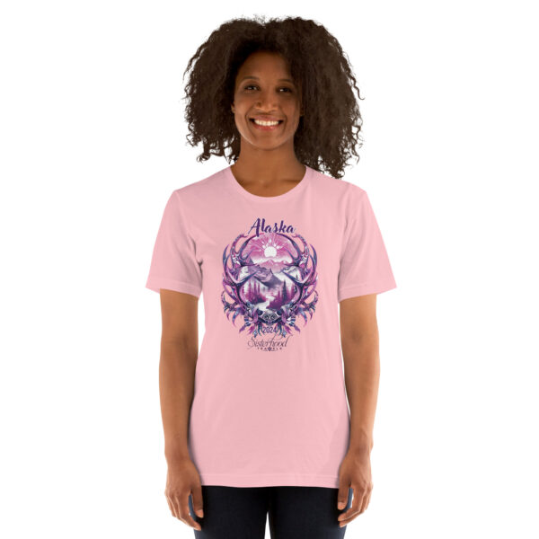 unisex staple t shirt pink front 6632884bbfbbb | Solo Travel For Women | Sisterhood Travels Group Tours