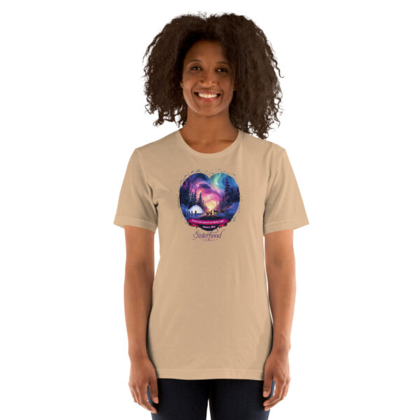unisex staple t shirt tan front 655e2d2f8b8d7 | Solo Travel For Women | Sisterhood Travels Group Tours