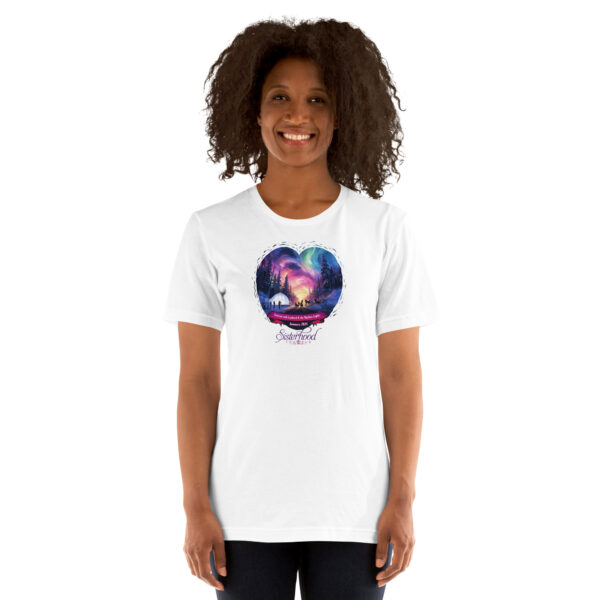 unisex staple t shirt white front 655e2d2f92985 | Solo Travel For Women | Sisterhood Travels Group Tours