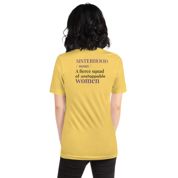 unisex staple t shirt yellow back 64931490b70fe | Solo Travel For Women | Sisterhood Travels Group Tours