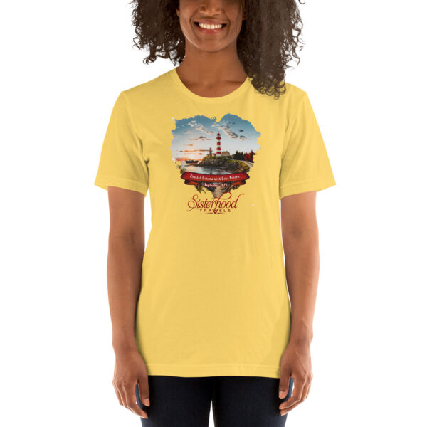 unisex staple t shirt yellow front 64d3fe103547e | Solo Travel For Women | Sisterhood Travels Group Tours