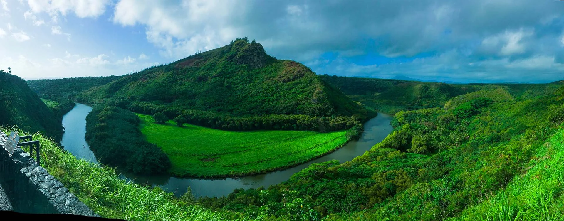 wailua river pano