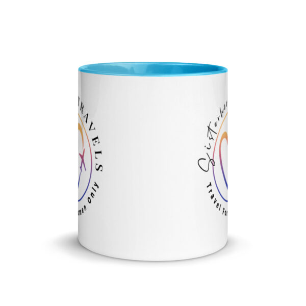 white ceramic mug with color inside blue 11oz front 64931577e42c6 | Solo Travel For Women | Sisterhood Travels Group Tours