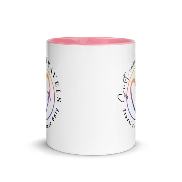 white ceramic mug with color inside pink 11oz front 64931577e43a8 | Solo Travel For Women | Sisterhood Travels Group Tours