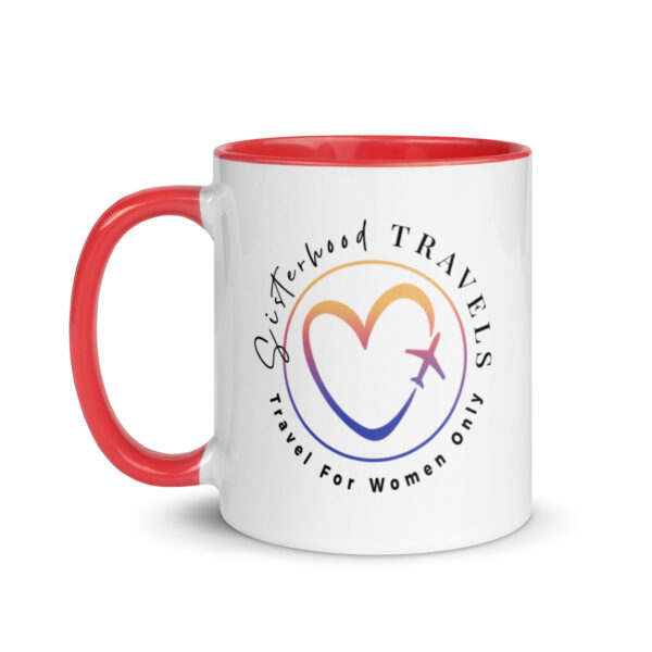 white ceramic mug with color inside red 11oz left 64931577e4134 | Solo Travel For Women | Sisterhood Travels Group Tours