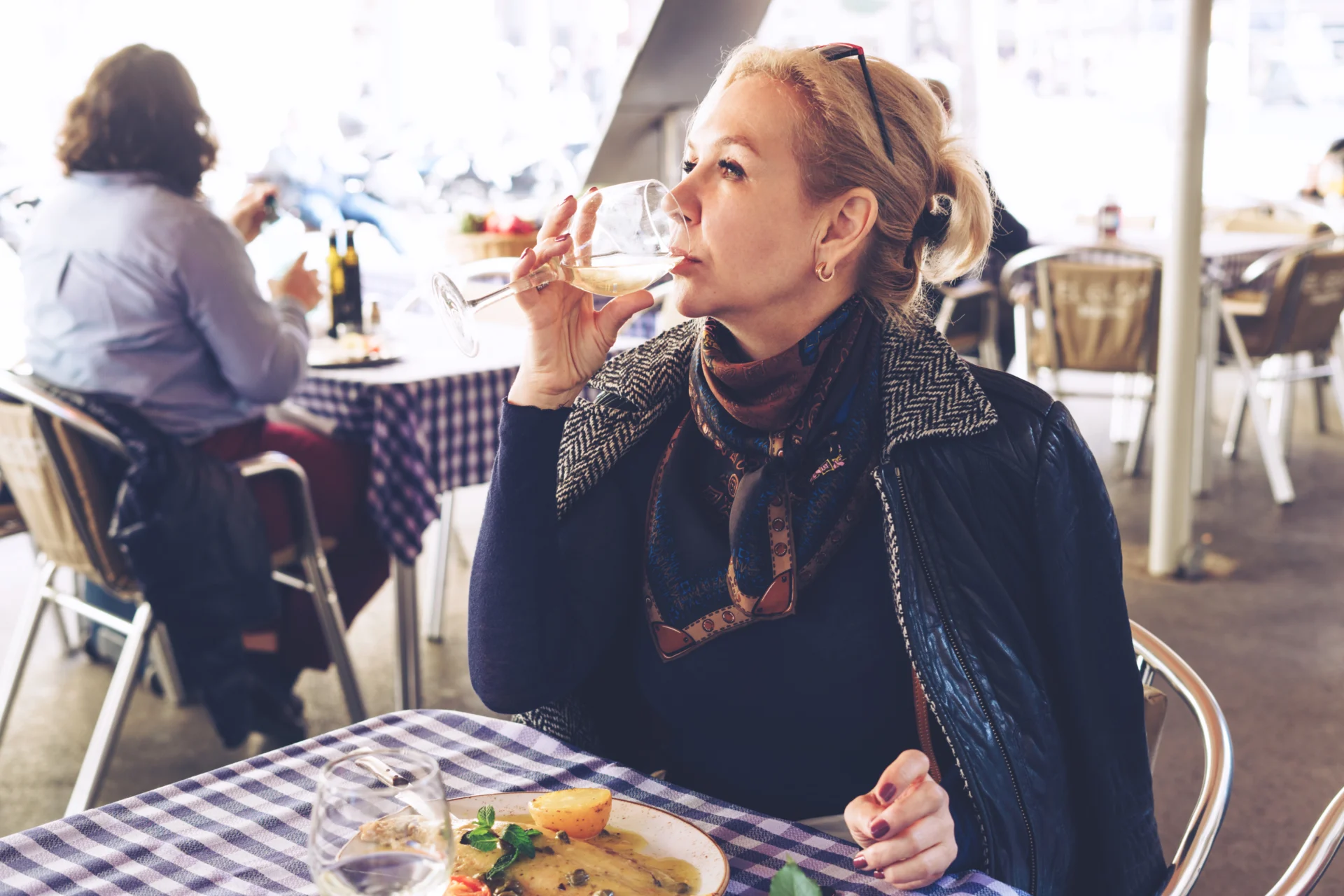 solo dining tips for women over 50
